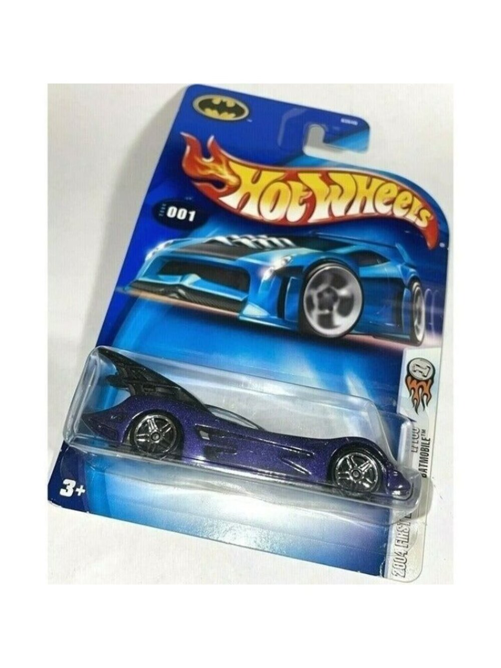 Vintage Die Cast Hot Wheels 2004 BATMOBILE #001 First Editions Car 1/100 Purple - Picture 1 of 9